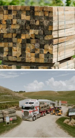 1.8 meter Half round posts (Waikato only)